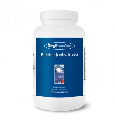 Betaine (anhydrous) - 750mg (was TMG )- 100 Vegetarian Capsules - Allergy Research Group®