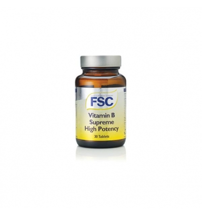 Vitamin B Supreme High Potency-30 Tablets - FSC