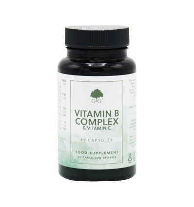 B Complex + Vitamin C (Vitamin B Complex) - 50 Trufil™ Vegetarian Capsules - G & G