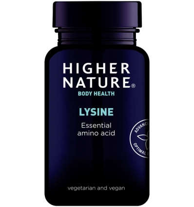 Lysine - 90 Vegetarian Tablets - Higher Nature®