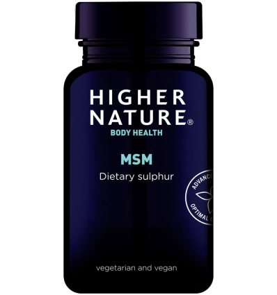 MSM - 180 Vegetarian Tablets - Higher Nature®