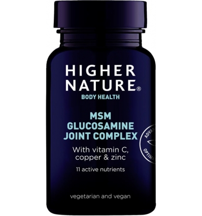 MSM Glucosamine Joint Complex - 240 Tablets - Higher Nature®