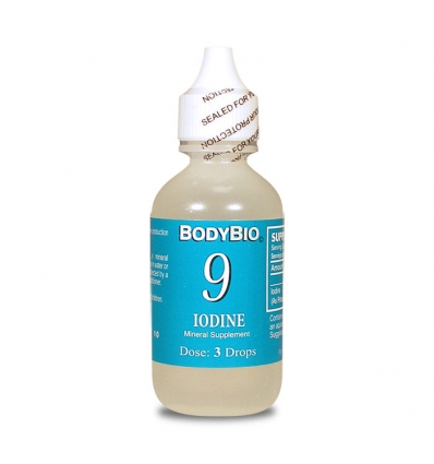 Liquid Iodine No.9 Vegetarian - 60mls - BodyBio