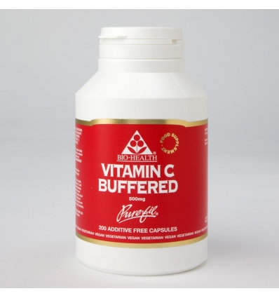 Vitamin C 500mg with Bioflavonoid - 60 Vegan Capsules - Bio-Health