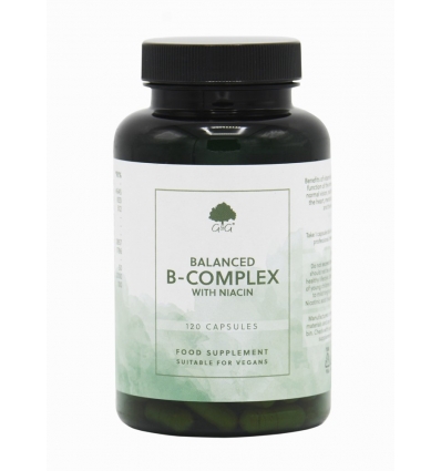 Vitamin B Complex with Niacin 50mg - 120 Trufil™ Vegetarian Capsules - G & G
