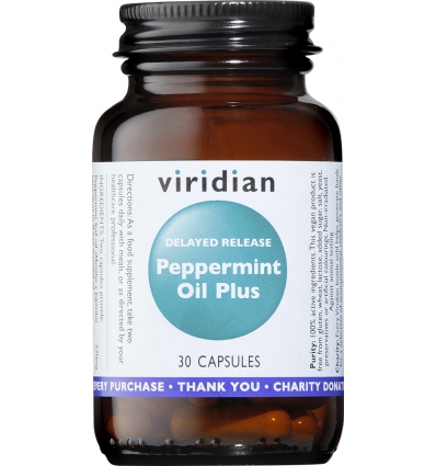 Peppermint Oil Plus - 30 Capsules - Viridian
