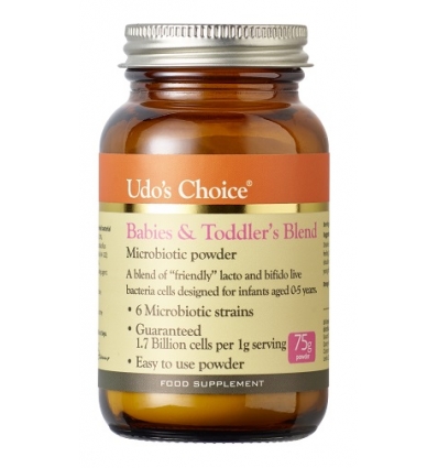 Udo's Choice - Infant's Blend MicroBiotic Powder (2 Billion/FOS Free) - 75gms - Flora