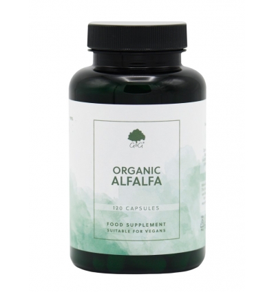 Alfalfa 500mg Organic - 100 Trufil™ Vegetarian Capsules - G & G **