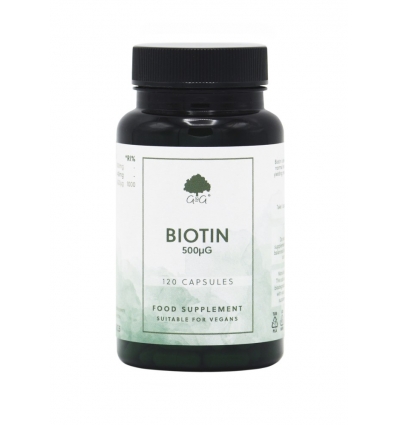 Biotin 500µg - 100 Trufil™ Vegetarian Capsules - G & G