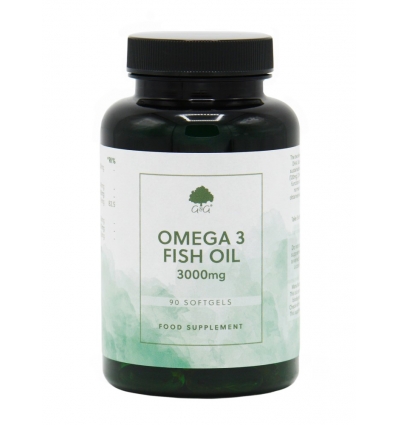 Fish Oil 320mg (Salmon Oil - Omega-3) - 100 Softgel Capsules - G & G