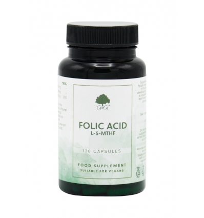 Folic Acid 950µg - 120 Trufil™ Vegetarian Capsules - G & G