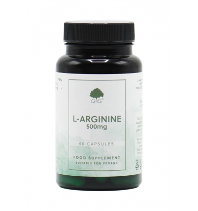 L- Arginine 500mg - 100 Trufil™ Vegetarian Capsules - G & G