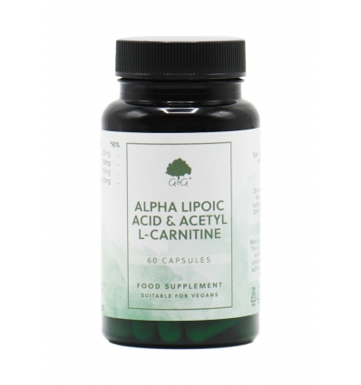 Lipoic Acid 100mg & Acetyl L- Carnitine 150mg - 50 Trufil™ Vegetarian Capsules - G & G