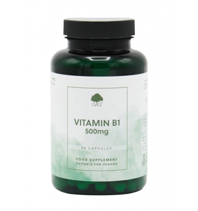 Vitamin B1 500mg (Thiamin) - 90 Trufil™ Vegetarian Capsules - G & G