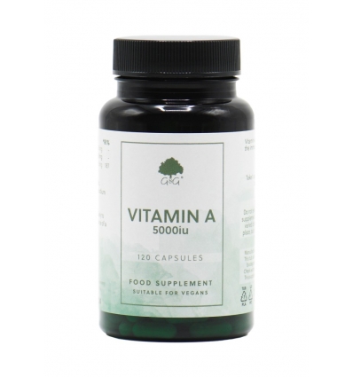 Vitamin A 5,000iu - 100 Trufil™ Vegetarian Capsules - G & G