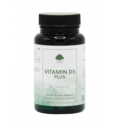 Vitamin D3 Plus Calcium & K1 (Vitamin K) - 50 Capsules - G & G