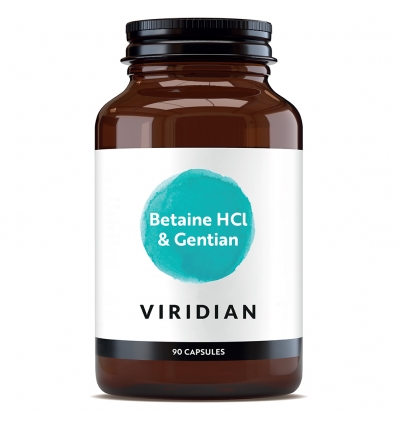 Betaine HCL & Gentian 90's - Viridian