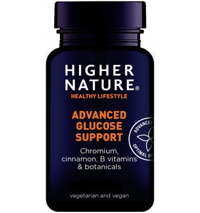 Advanced Glucose Support - 90 Vegetarian Capsules - Higher Nature®