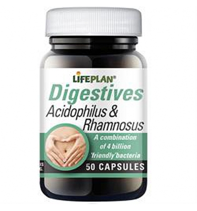 Acidophilus & Rhamnosus Supplements x 50 Capsules - Lifeplan