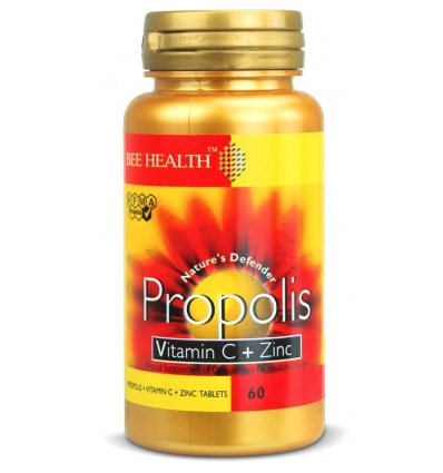 Propolis Vitamin C + Zinc - 60 Tablets - Bee Health
