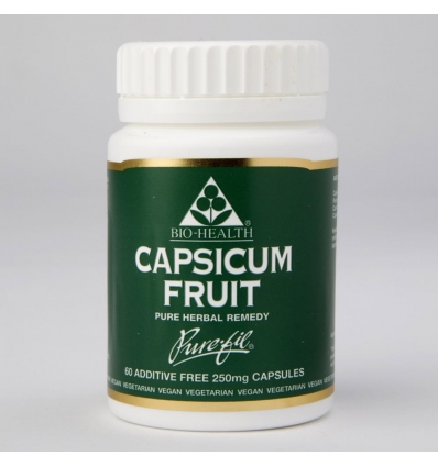 Capsicum Fruit 60's - Bio Health