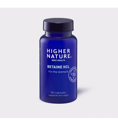 Betaine HCL - 90 Vegetarian Capsules - Higher Nature®