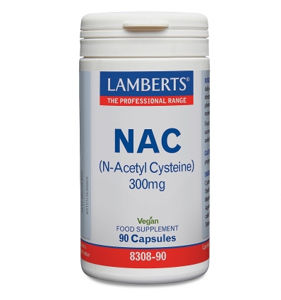 NAC (N'Acetyl Cysteine) - 90 Capsules - Lamberts