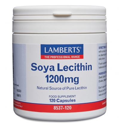 Soya Lecithin 1,100mg - 120 Capsules - Lamberts