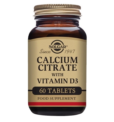 Calcium Citrate with Vitamin D3 Tablets - Solgar