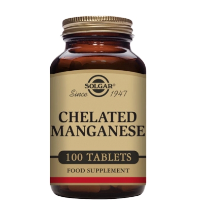 Chelated Manganese - 100 Tablets - Solgar