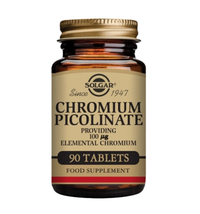 Chromium Picolinate 100mcg - 90 Tablets - Solgar