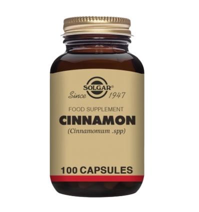 Cinnamon Vegetable Capsules - Pack of 100 - Solgar