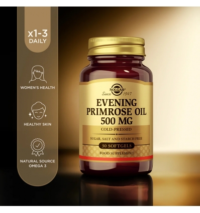 Evening Primrose Oil 500mg Softgels - Solgar