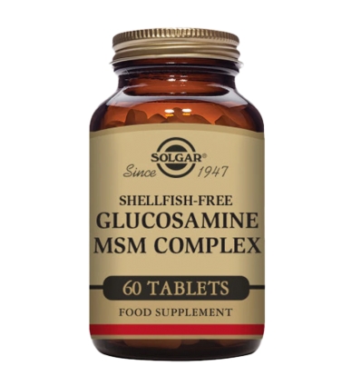 Glucosamine MSM Complex (Shellfish free) - 60 Tablets - Solgar