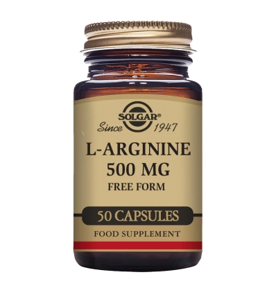 L-Arginine 500 mg Vegetable Capsules