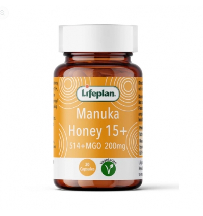 Manuka 15+ capsules x 30s - Lifeplan