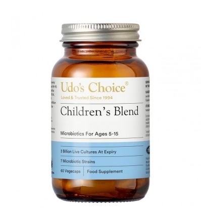 Udo's Choice - Junior Blend MicroBiotics (4 Billion/FOS Free) - 60 Vegetable Capsules - Flora