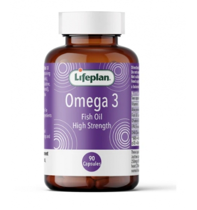 Super Hi-Strength Omega 3 Fish Oil 1000mg 90 Capsules - Lifeplan