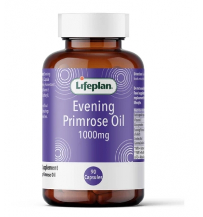 Evening Primrose Oil 1000mg Supplement 90 Capsules - Lifeplan