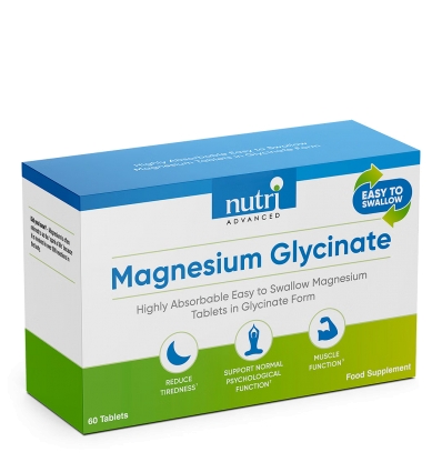 Magnesium Glycinate - 120 Tablets - Nutri Advanced