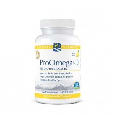 ProOmega D Lemon x 60 Softgels - Nordic Naturals