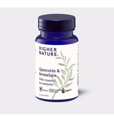 Quercetin & Bromelain - 60 Tablets - Higher Nature®