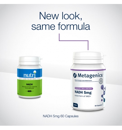 NADH 5mg - 60 Tablets - Nutri Advanced