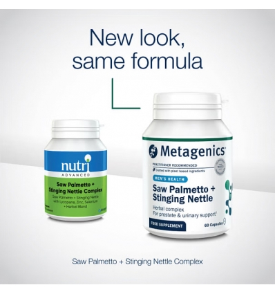 Saw Palmetto + Stinging Nettle Complex - 60 Capsules - Nutri Advanced