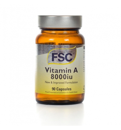 Vitamin A 7,500iu - 90 Capsules - FSC
