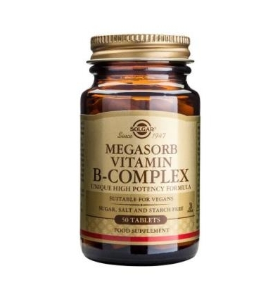 Megasorb Vitamin B-Complex Tablets - Solgar