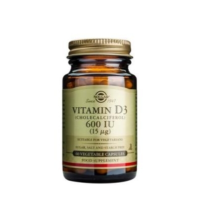 Vitamin D3 600 IU (15 µg) - Solgar