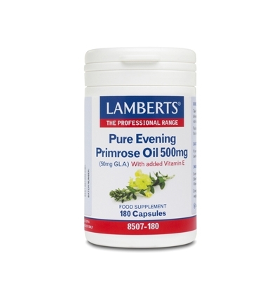 Evening Primrose Oil 500mg (Omega-6 - Gelatin Free) - 180 Capsules - Lamberts