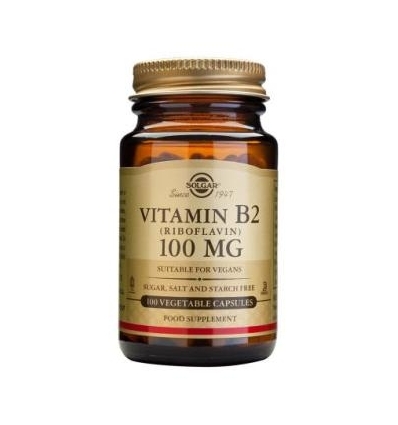 Vitamin B2 100 mg (Riboflavin) - Solgar - Vitality Vitamins Ltd