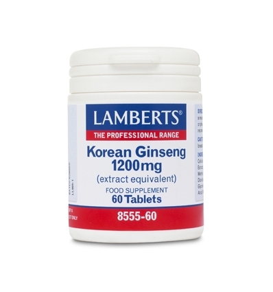 Korean Ginseng 1,200mg - 60 Capsules - Lamberts